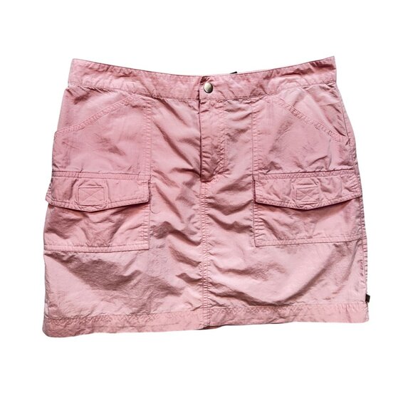 Alpine Design Womens Mini Cargo Skirt Size L Pink Pockets Outdoor Casual Hip - Picture 1 of 8